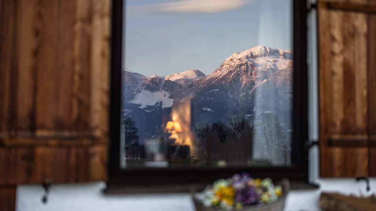 Spiegelung Bergblick Spiegelung Bergblick
